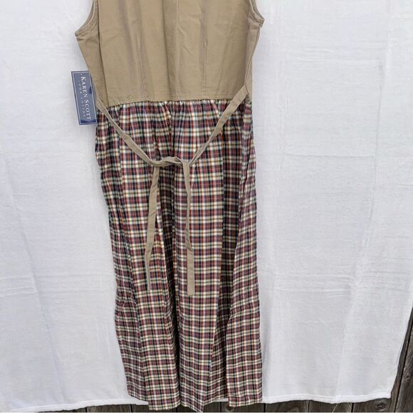 Vintage Karen Scott Plaid Womens Dress Size Small - Picture 12 of 13